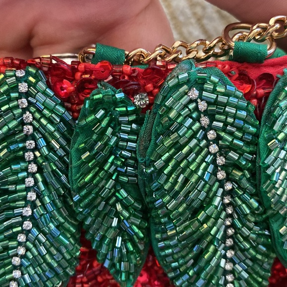 NWT Zara Strawberry Sequin Bag - Picture 17 of 17